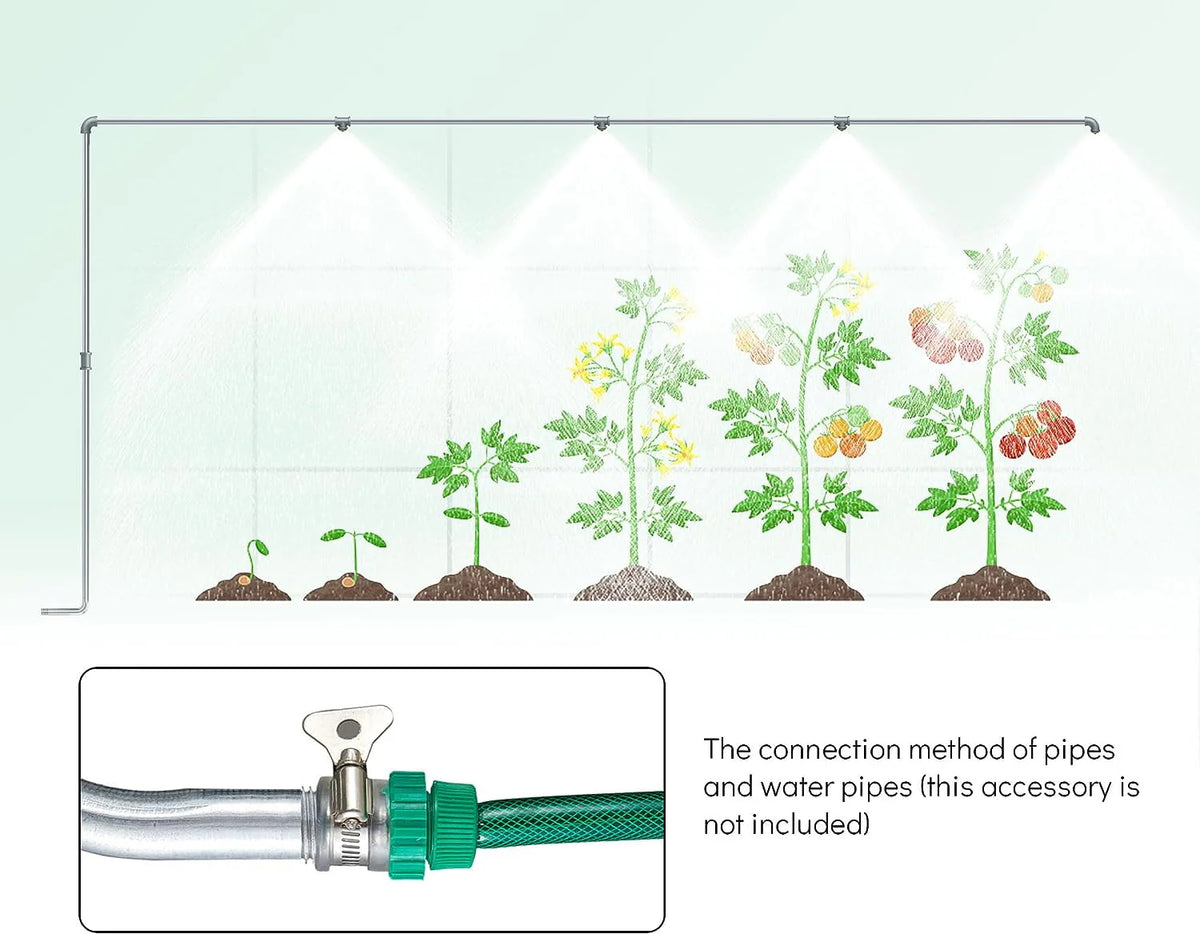 20x10x7.5 FT Walk-in Greenhouse L494613