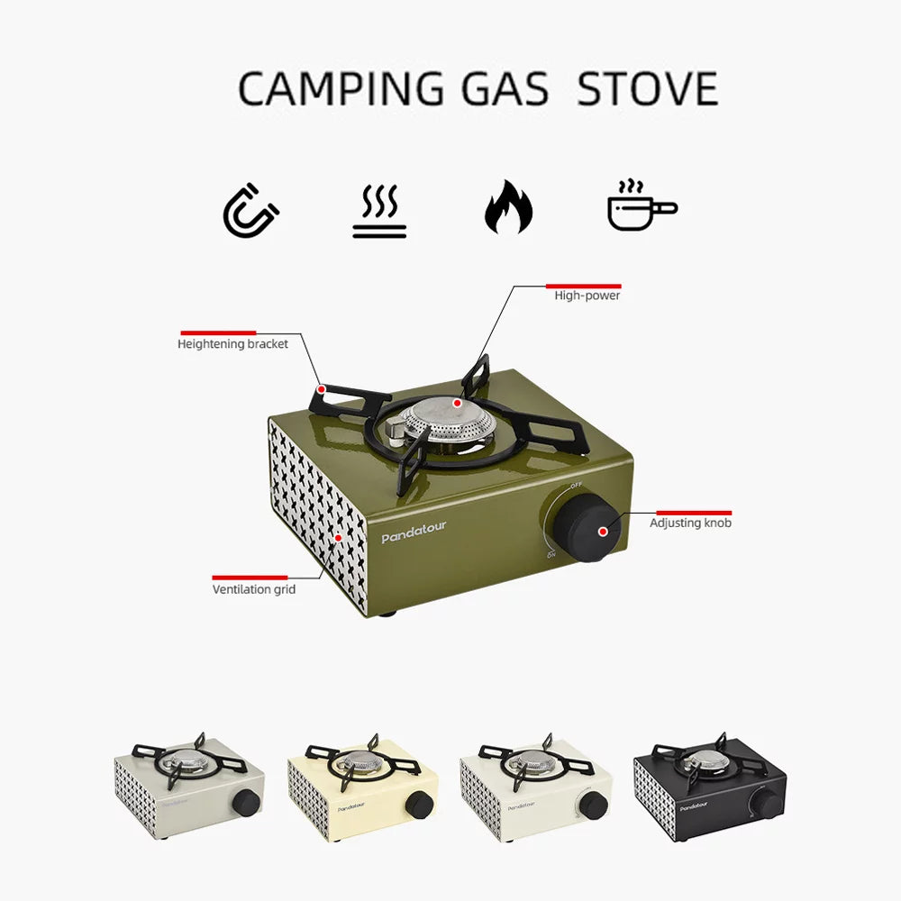 2000W Portable Outdoor Camping Metal Stove with Storage Bag Q394966