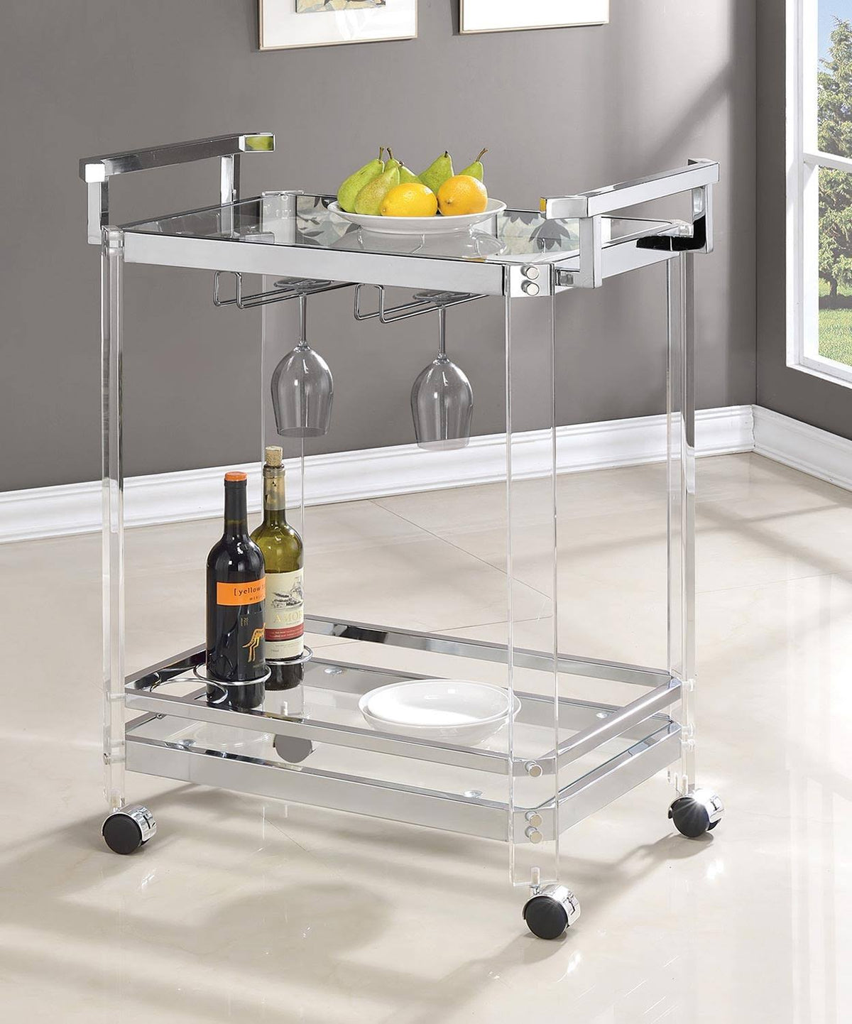 Clear Serving Cart A99648