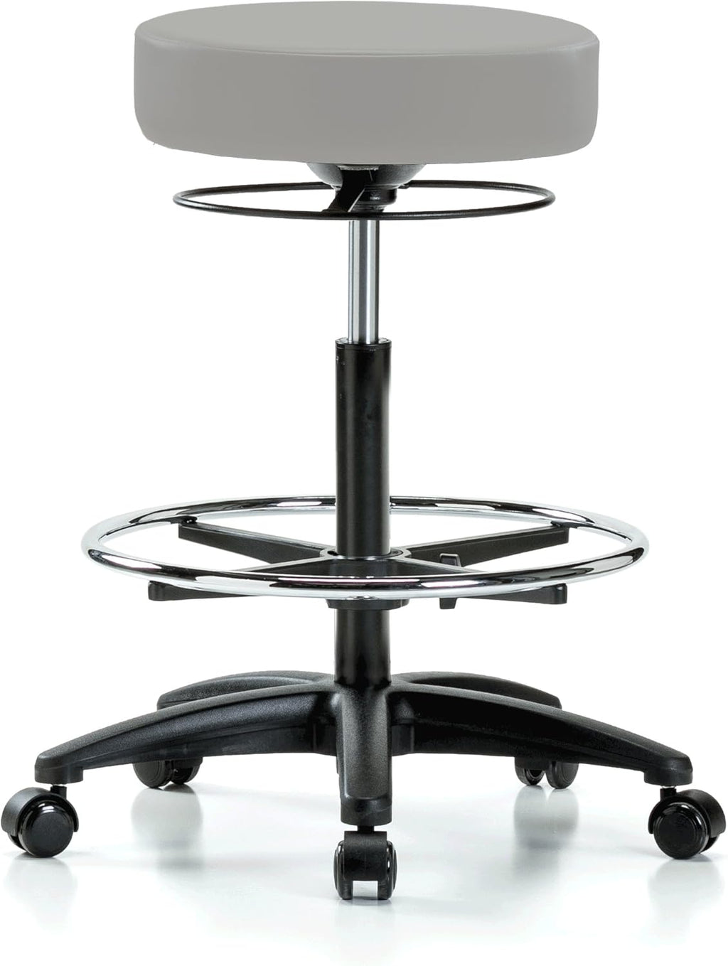 Height Adjustable Salon & Spa Stool with Footring F109