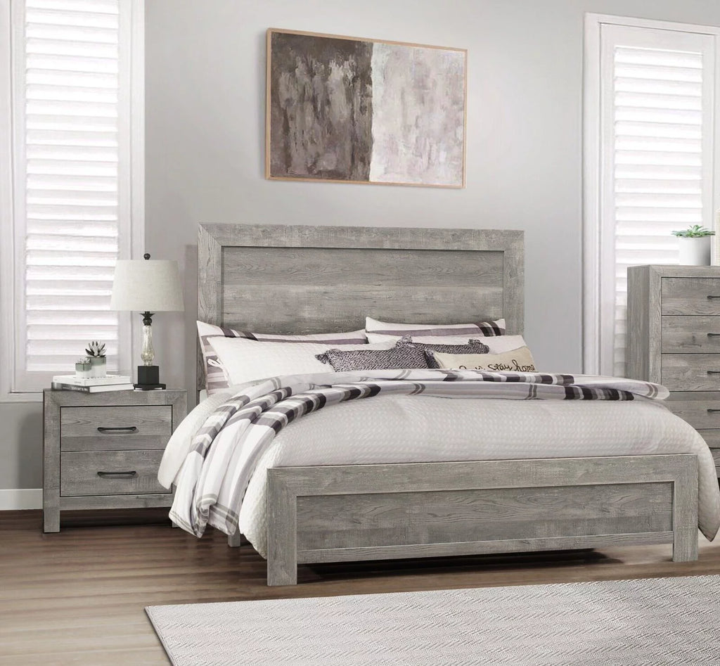 California King Size Bed and 2 Nightstands 3pc Set S847118