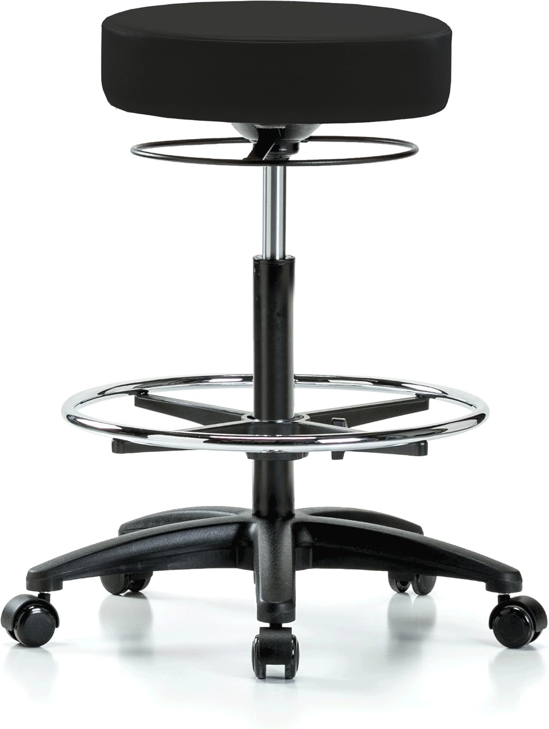 Height Adjustable Salon & Spa Stool with Footring F109