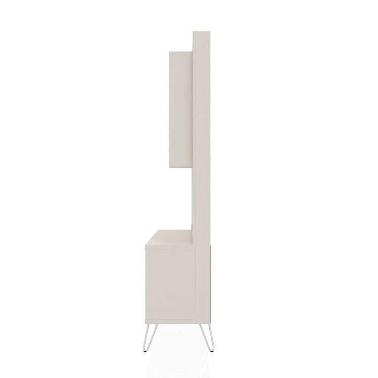 White 63-inch Freestanding Entertainment Center U302