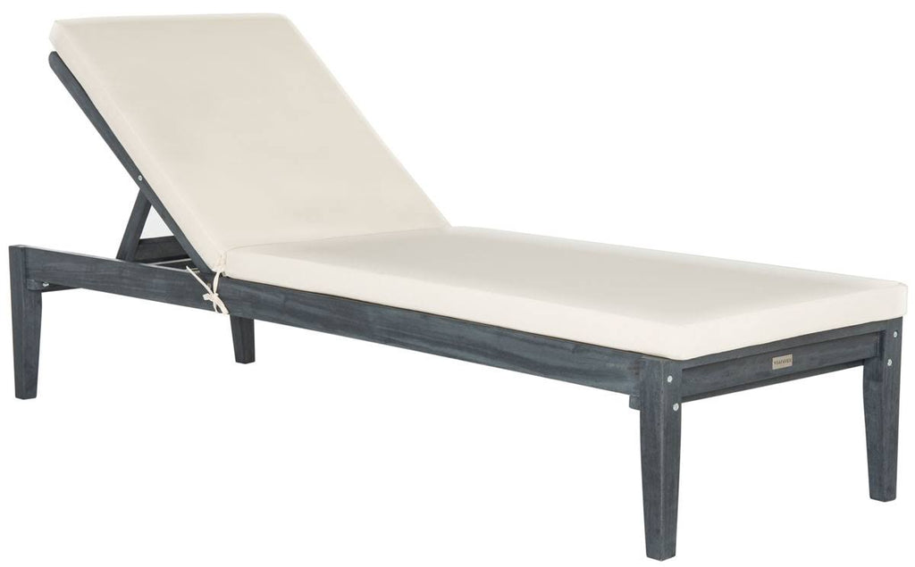 Ash Grey Beige Sunlounger G196