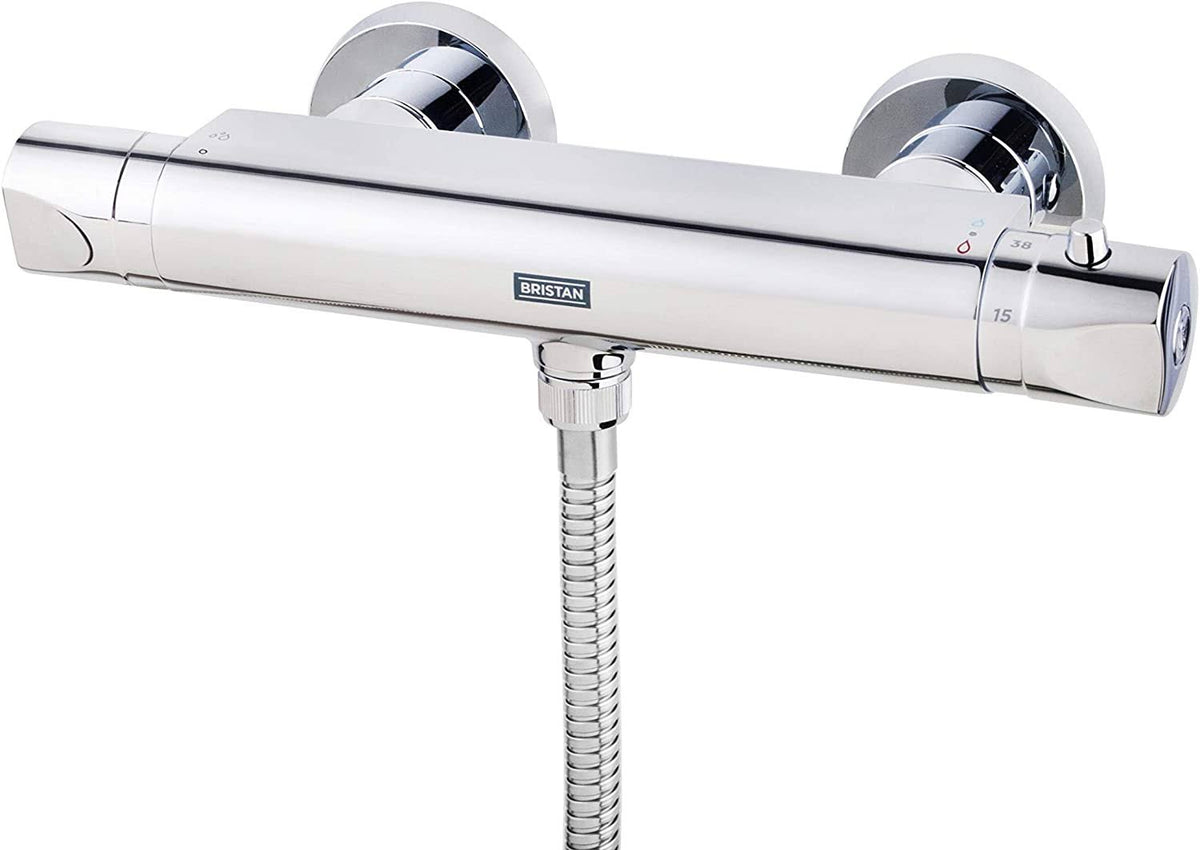 Thermostatic Shower Mixer Bar Valve, Chrome Plated P4306