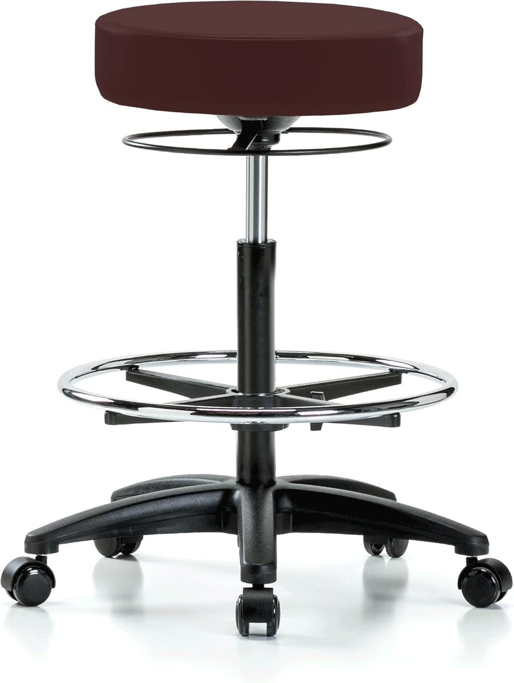 Height Adjustable Salon & Spa Stool with Footring F109