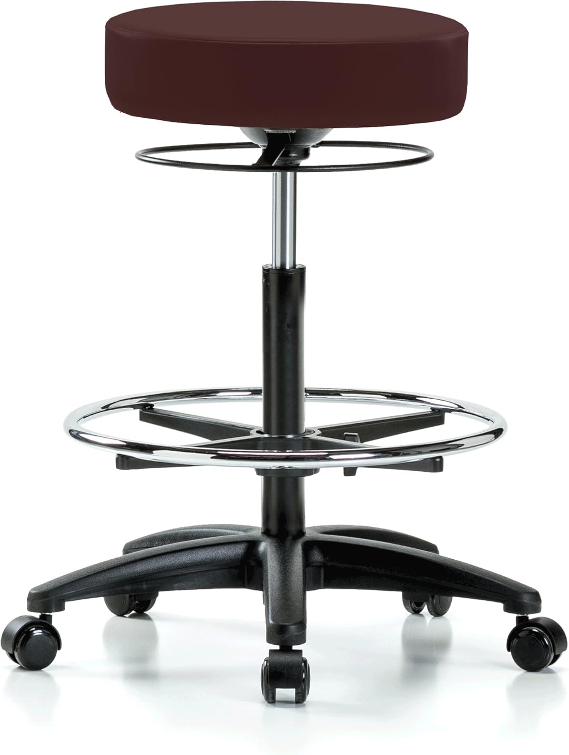 Height Adjustable Salon & Spa Stool with Footring F109