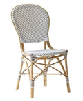 White Cappuccino Dots Side Chair G745326