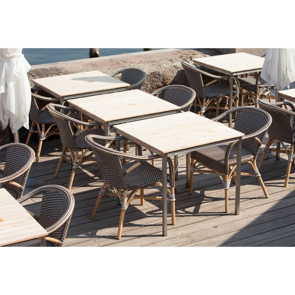 White Cappuccino Dots Side Chair G745326