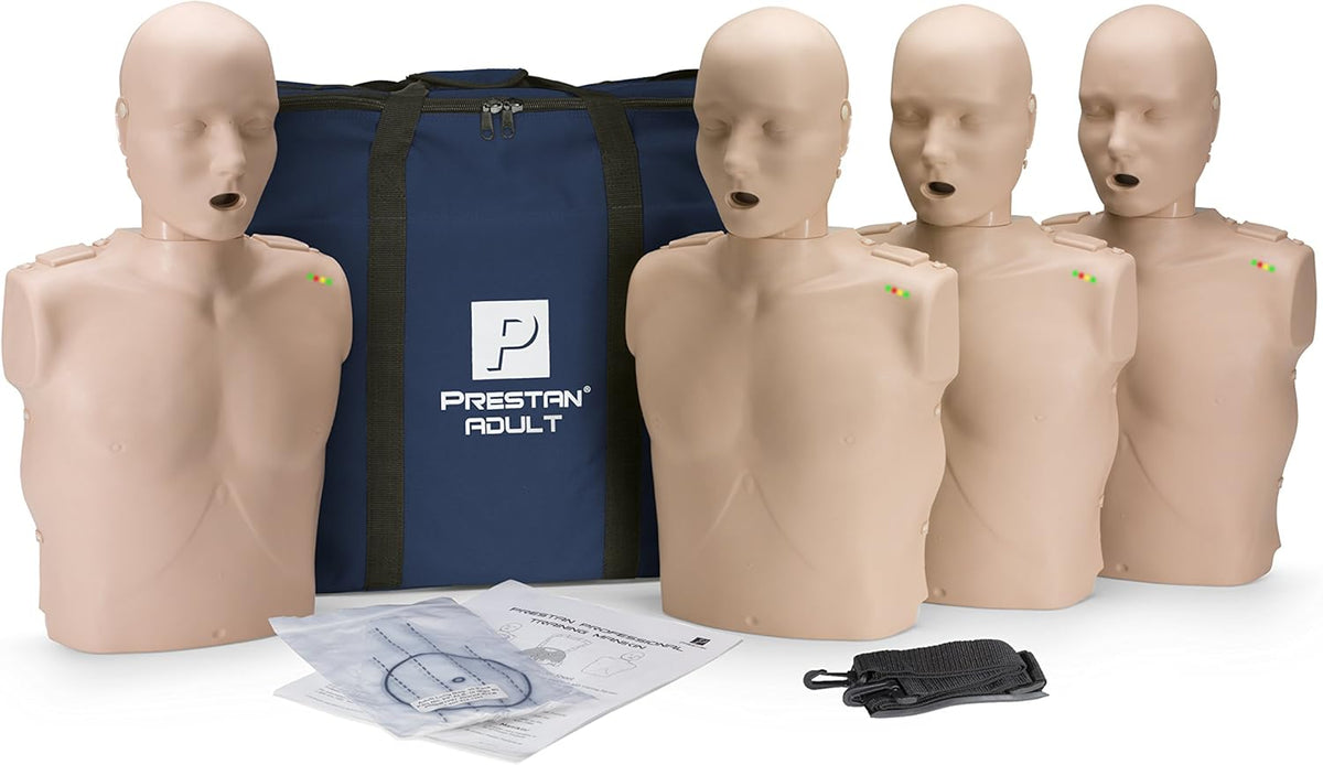 CPR Adult Manikin 4-Pack with Carry Bag A894851