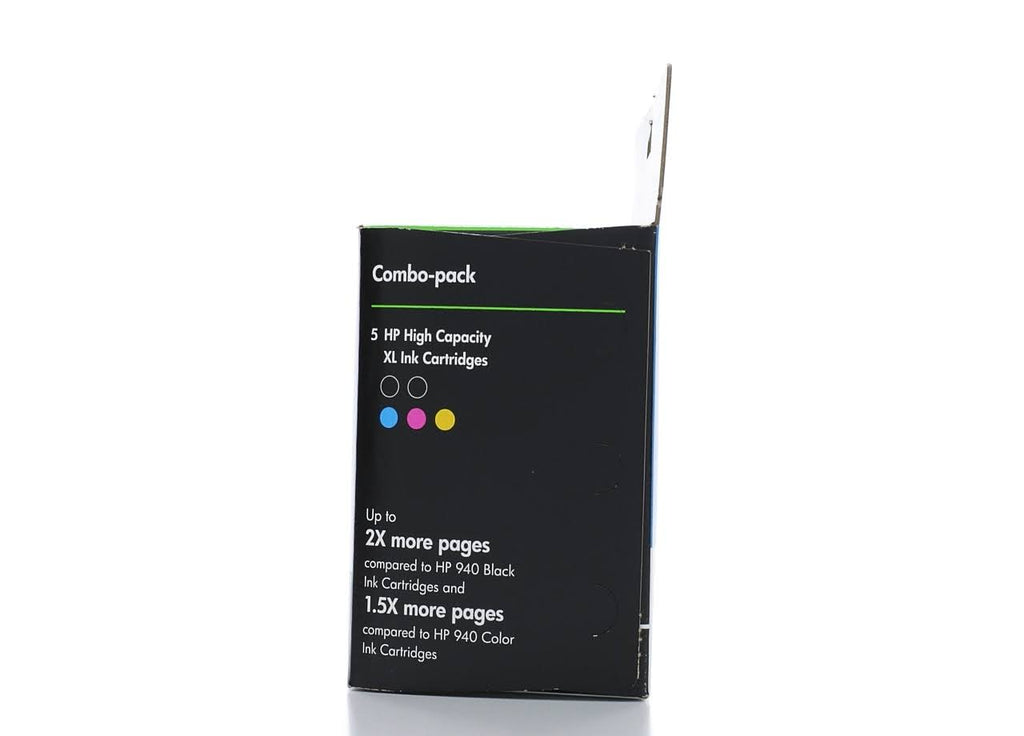 Black and Color Ink Cartridges 5 Pack W940
