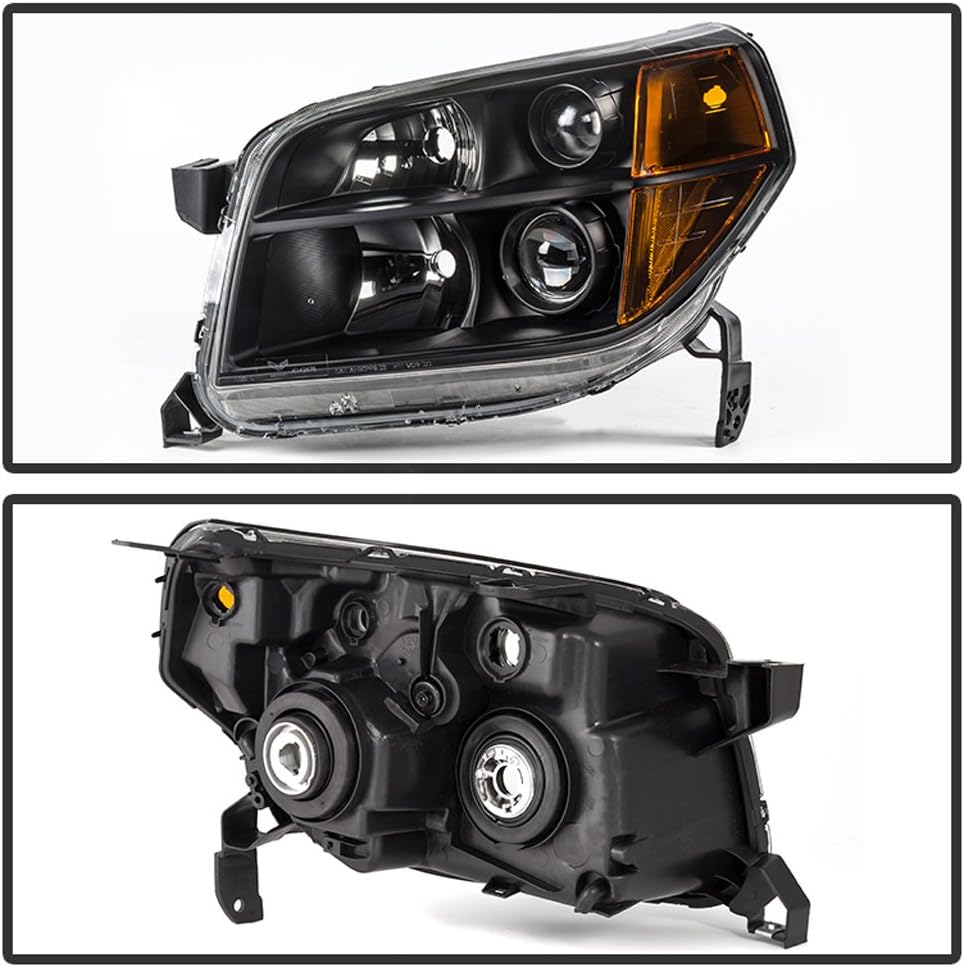 Black Headlights Driver + Passenger Side H532