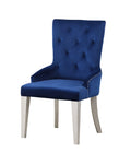 Blue Fabric Side Chair F143762