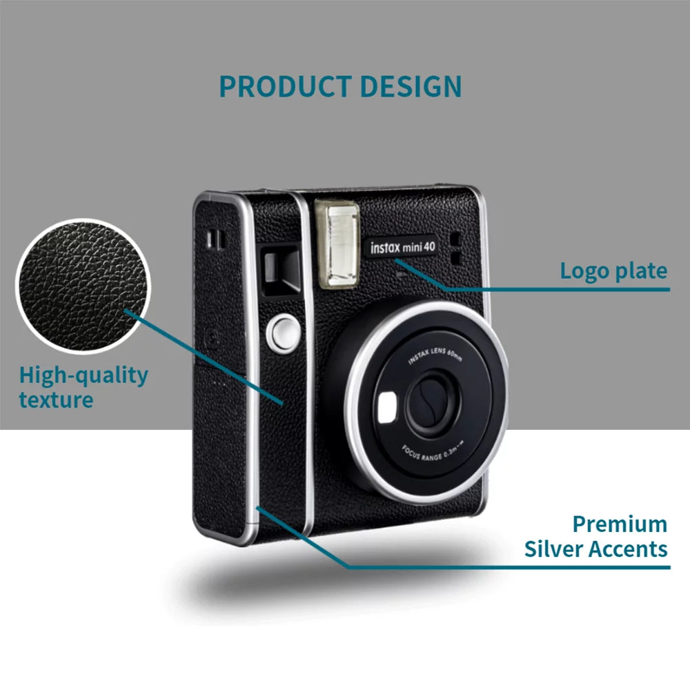 Instant Film Camera + 20 Sheets Instant Film P9381