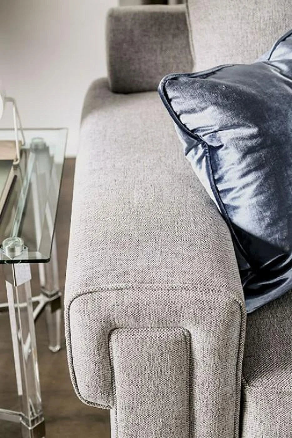 Light Gray Chenille Sofa L664268