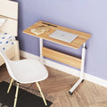 Adjustable Height Rolling Laptop Table Stand W915