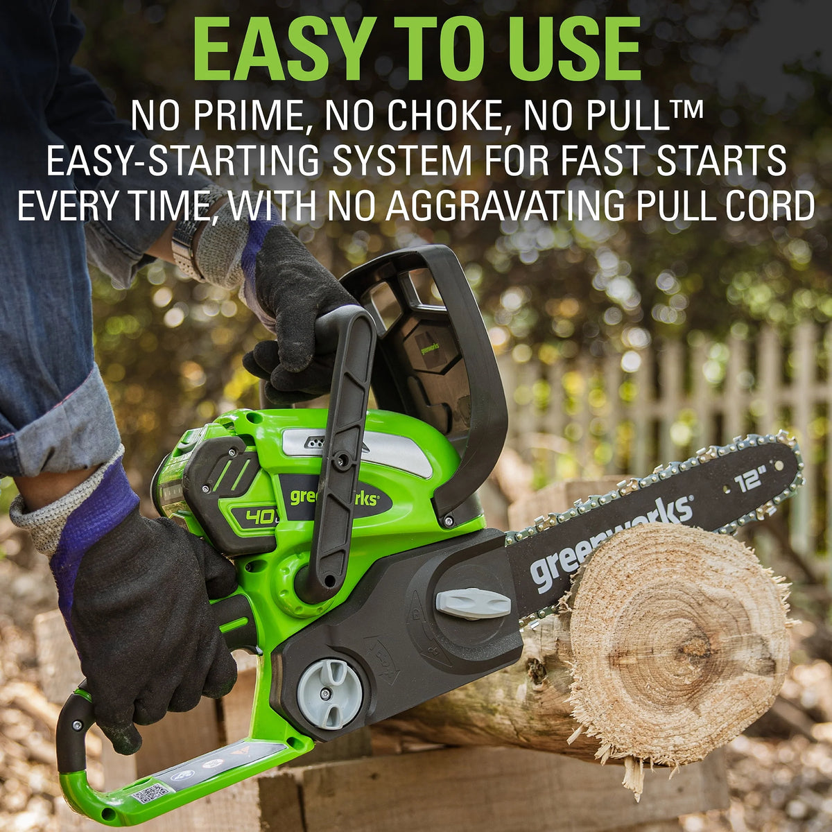 40V Cordless Chainsaw with Battery & Charger Z6125