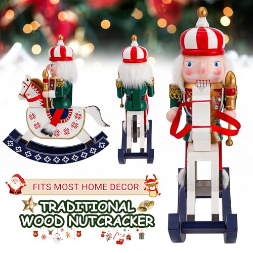 14 inch Wooden Nutcracker Christmas Decor X963