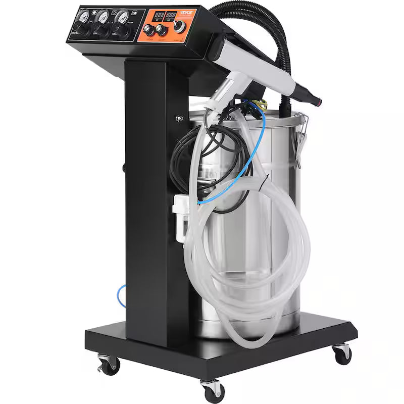 Powder Coating System, 40-Watt 100KV Electrostatic with 50L Powder Hopper D153