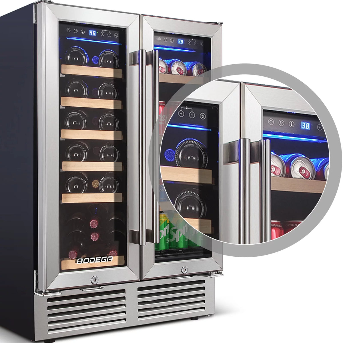 24'' Dual Zone Wine Refrigerator J882939