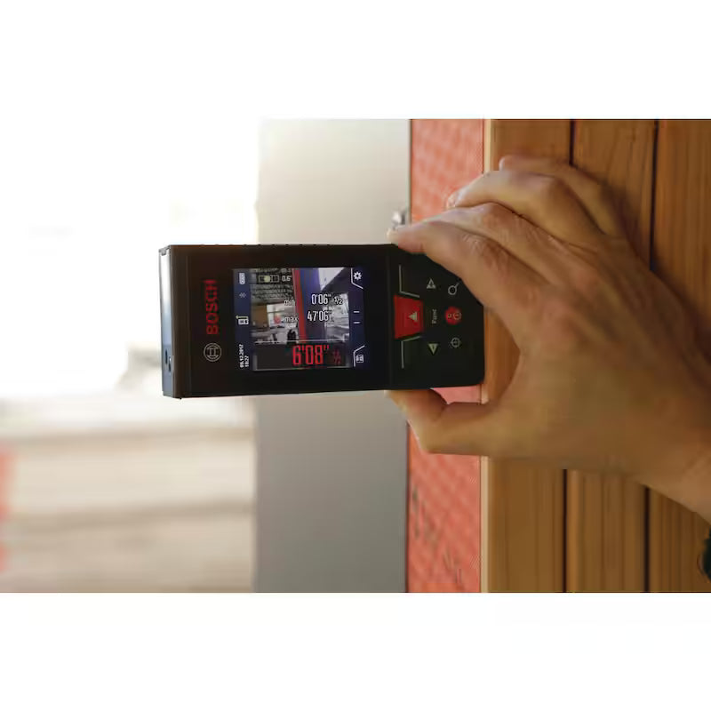 400 ft. Outdoor Laser Distance Measuring Tool with Bluetooth and Camera Viewfinder B909564