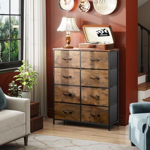 Fabric 8 Drawer Dresser Y227941