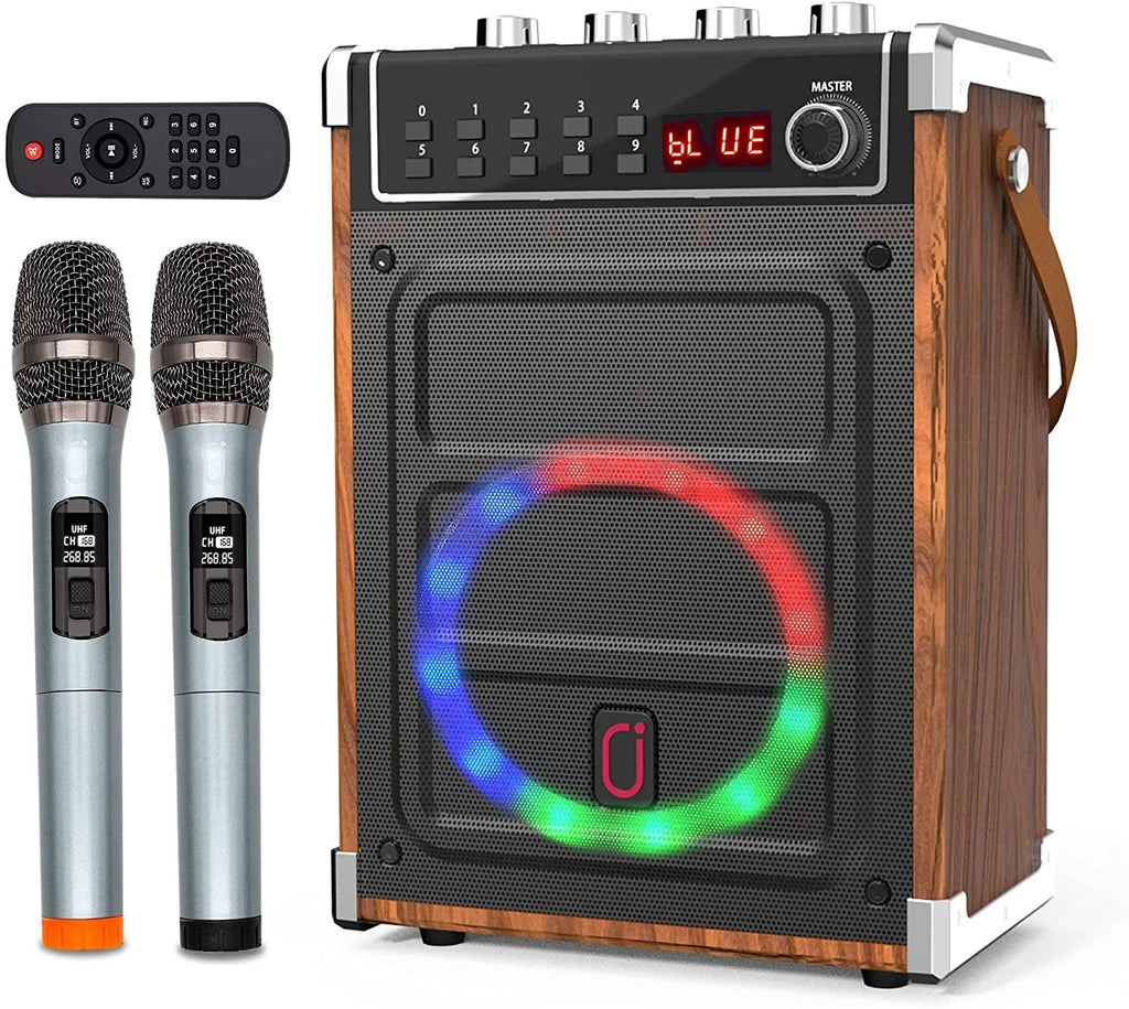 Bluetooth Karaoke Machine with 2 Microphones F20750
