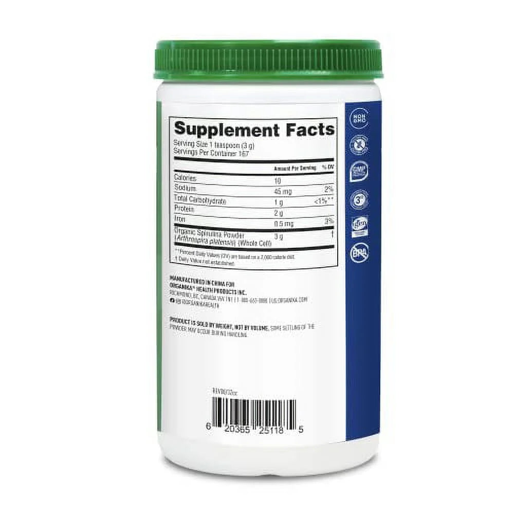 Organic Spirulina Powder 500 g T43507