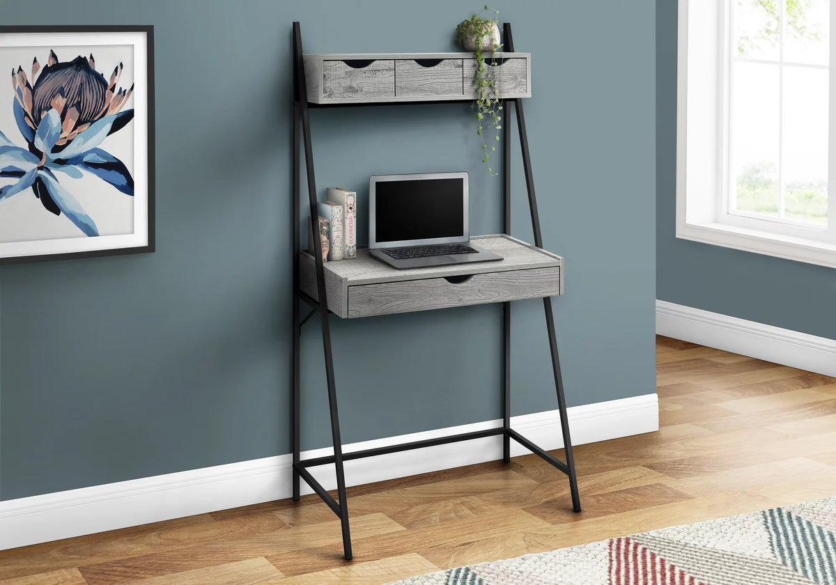 Grey Laminate Computer Desk D53649