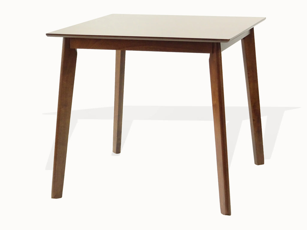 Solid Wood Dining Table and 2 Armchairs Medium Brown K96215