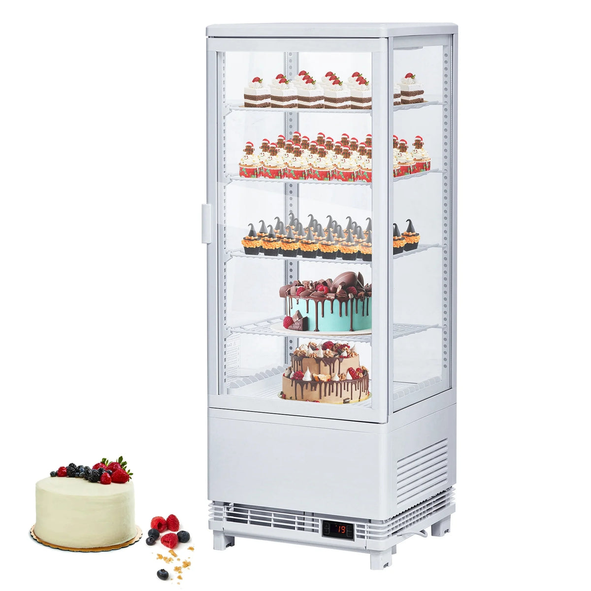 2.1 Cu.Ft Single Door Countertop Refrigerated Display Case V806