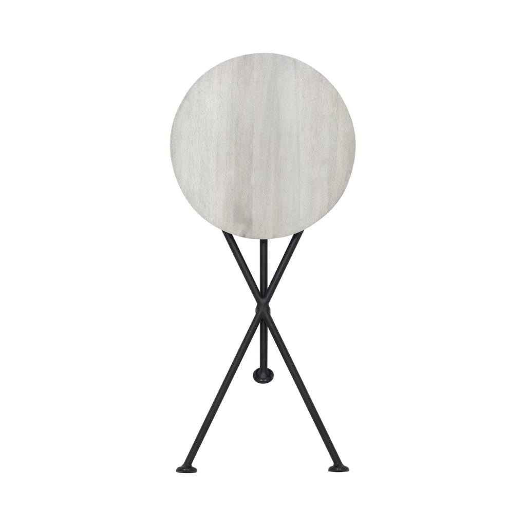 Portable Acacia Wood Side Table M395