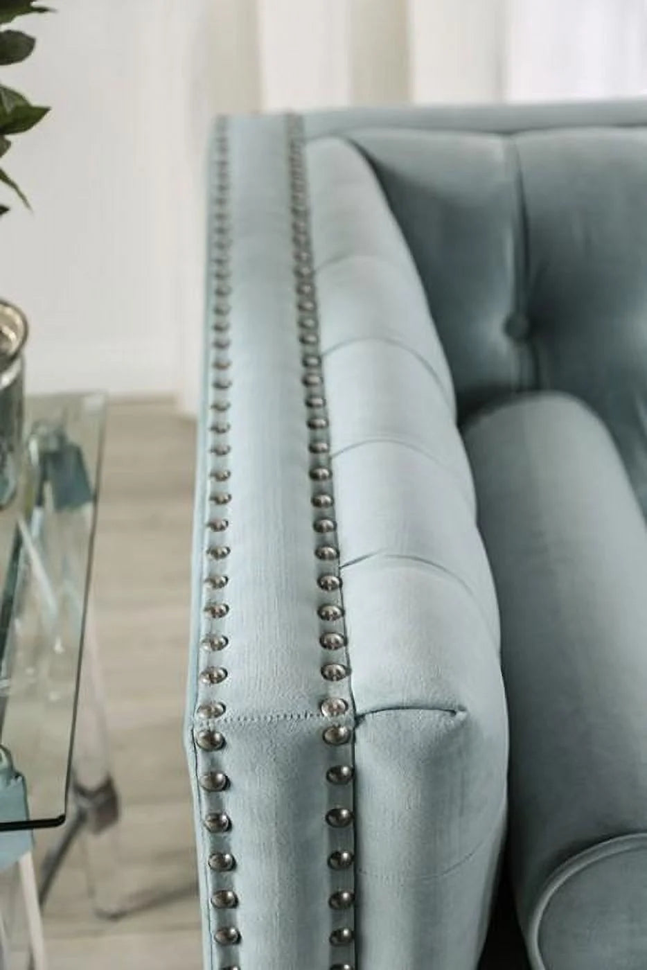 Light Gray Chenille Sofa L664268