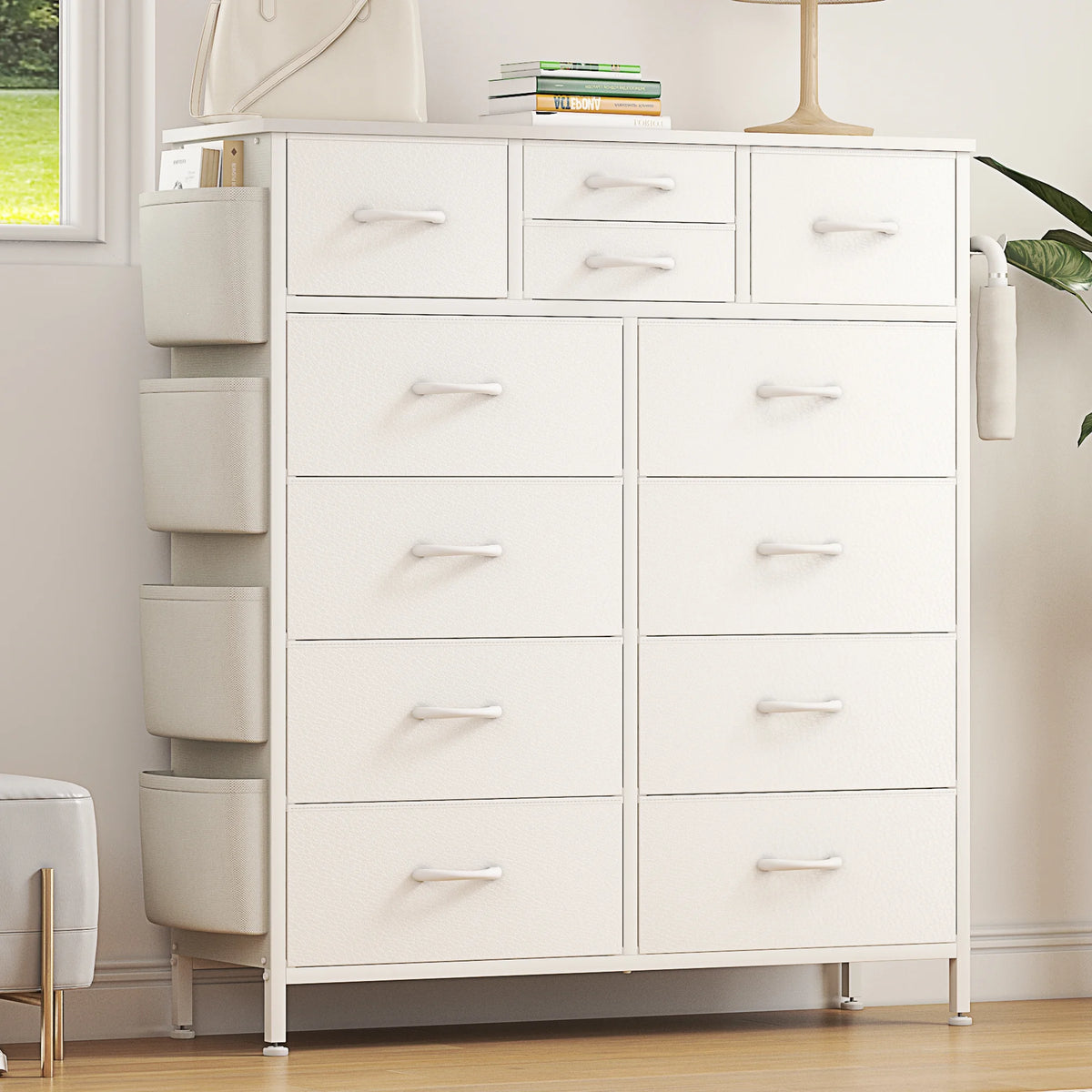 12 Drawer Fabric Dresser U655