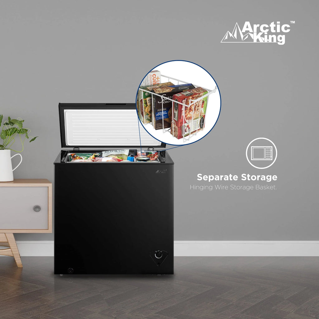 7 Cu ft Black Chest Freezer J5998