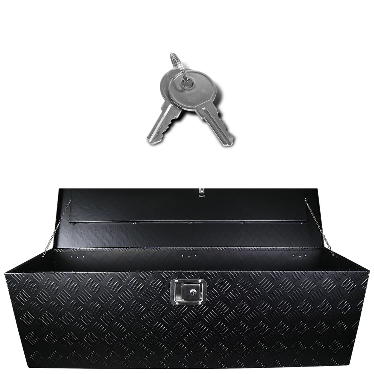 Heavy Duty Black Aluminum Truck Tool Box A859