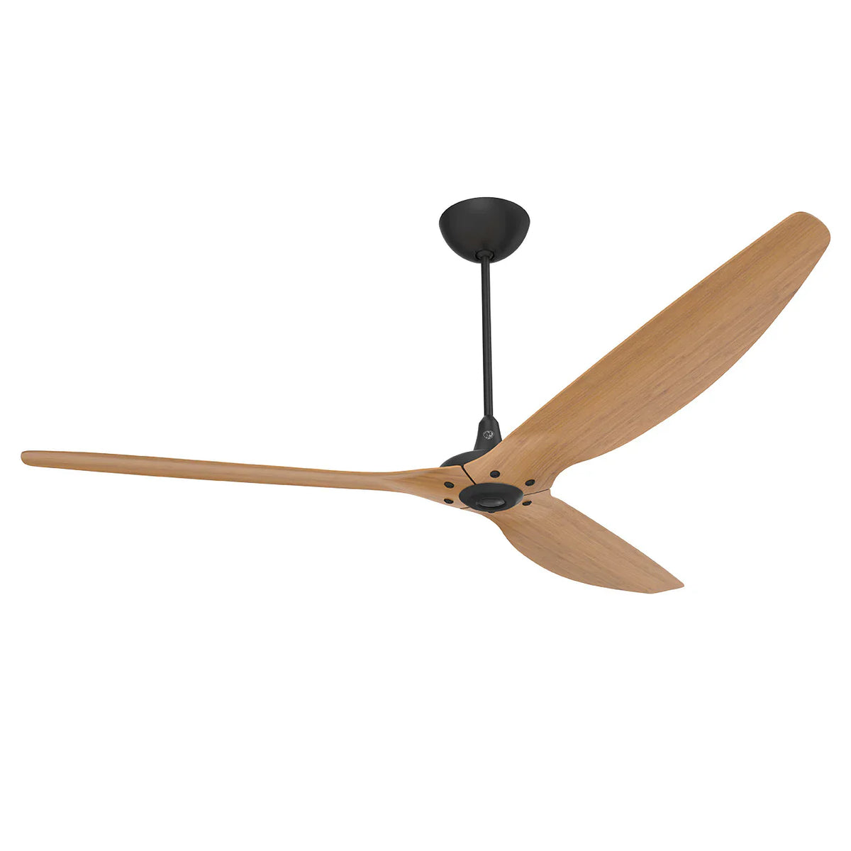 84 Ceiling Fan with Bamboo Blades and Black Finish L358168