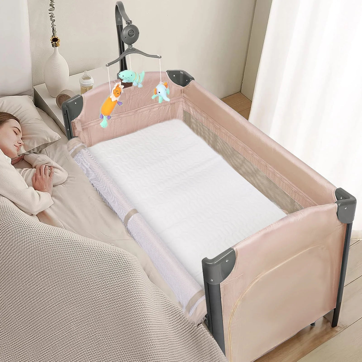 Folding Bedside Bassinet Co-Sleeper M640