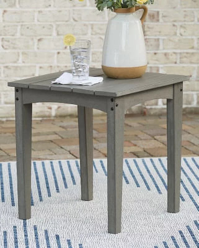 Gray Resin End Table J25127