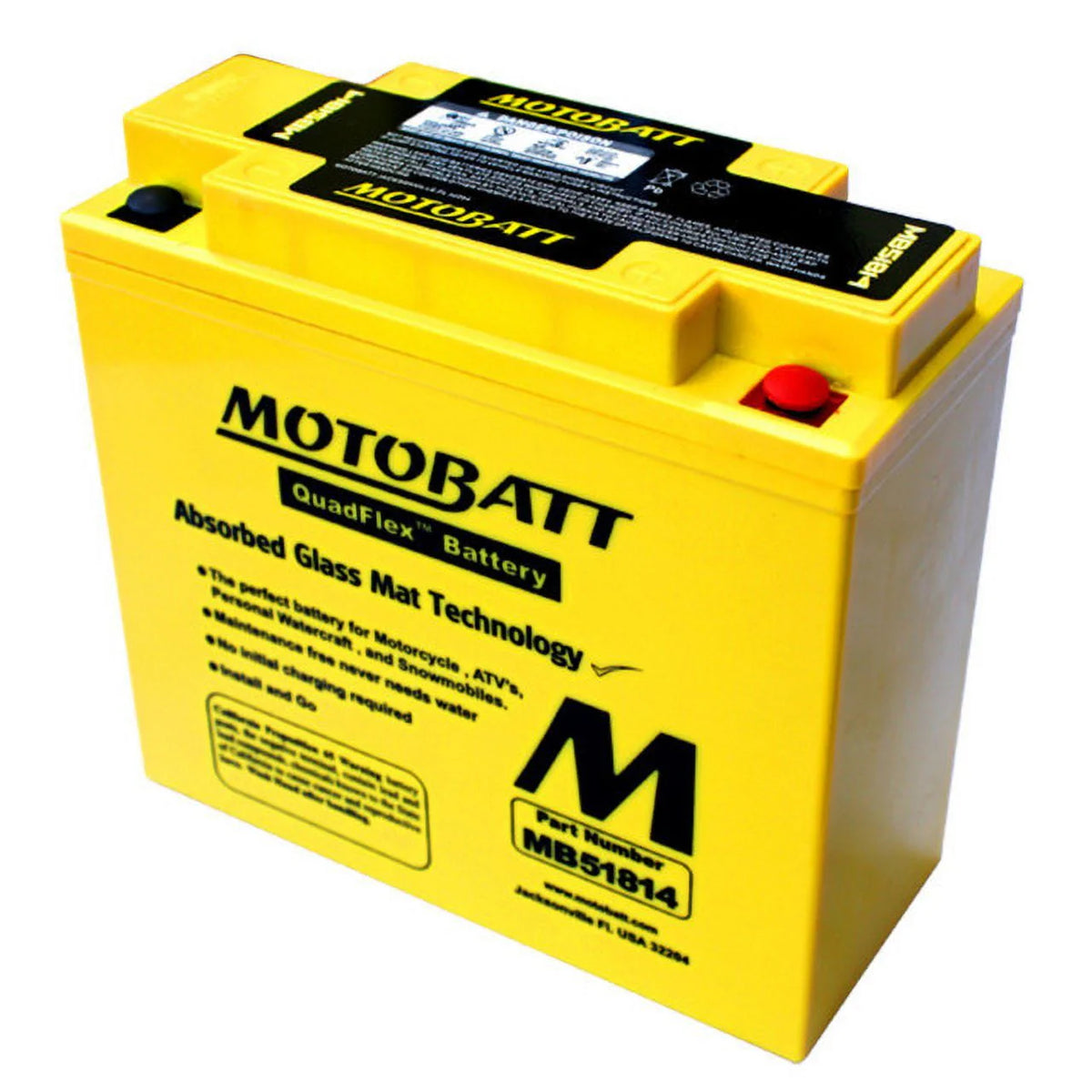 22Ah 220 CCA AGM Powersports Battery S866