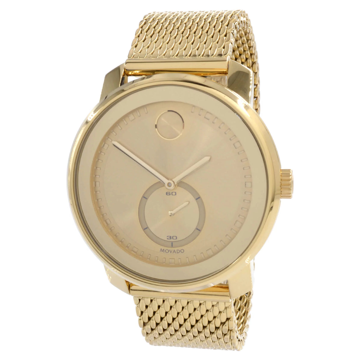 Gold-Tone Mesh Mens Watch H82374