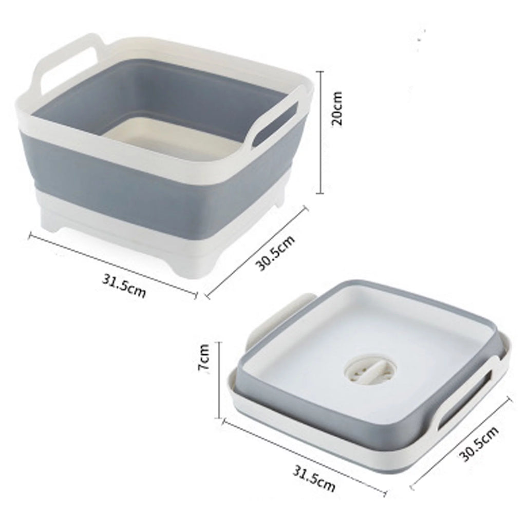 Silicone Collapsible Fruit Basket Sink Tub M411