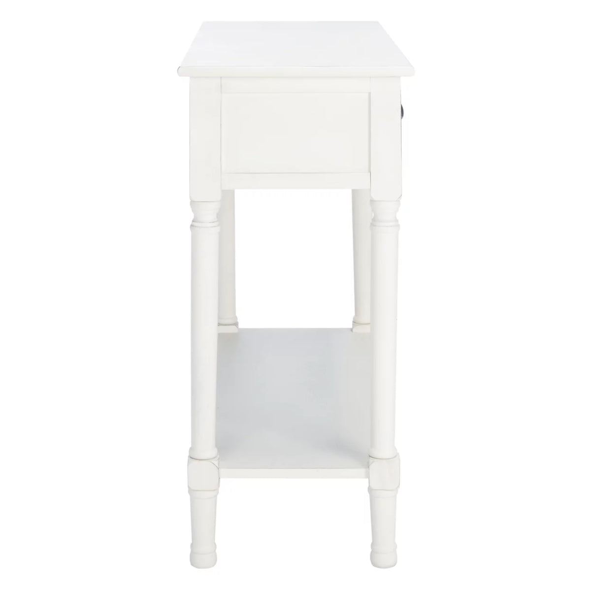 White 2 Drawer Console Table B37380