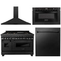 48 Dual Fuel Range, Range Hood, Microwave, Dishwasher M42702