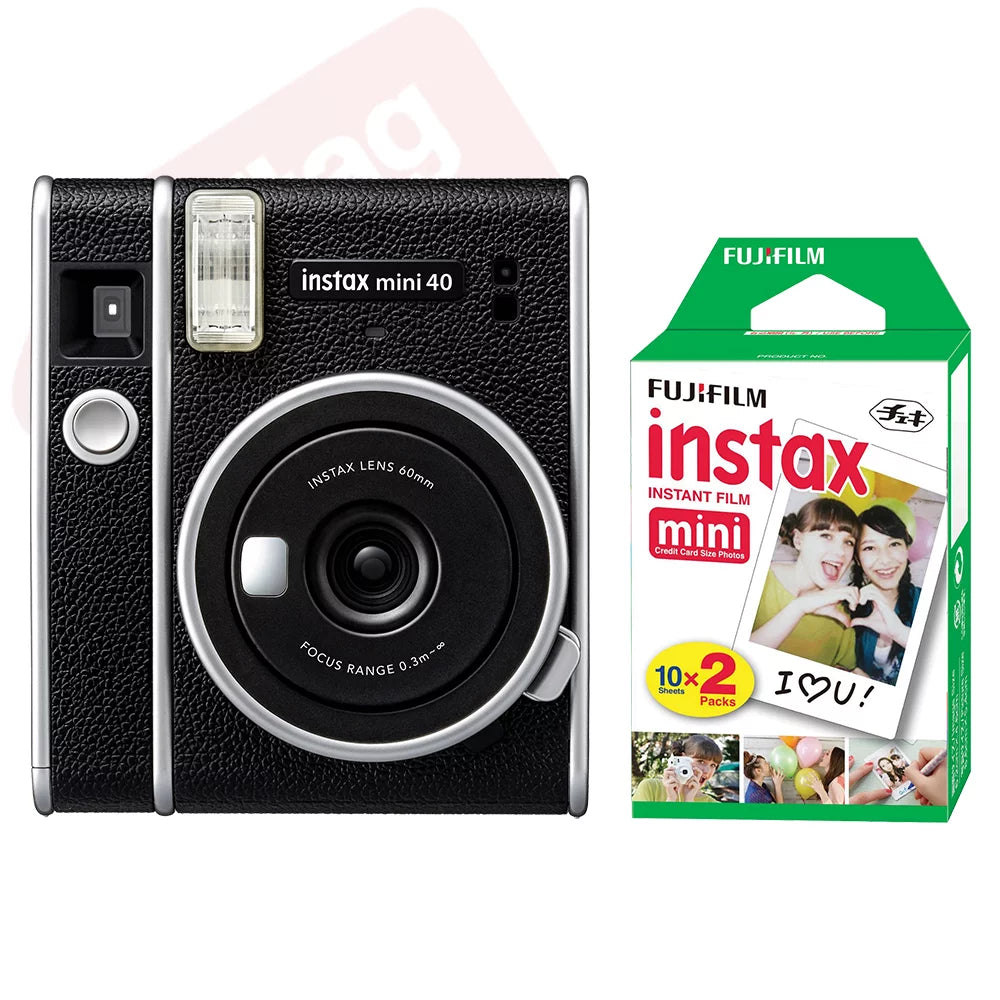 Instant Film Camera + 20 Sheets Instant Film P9381