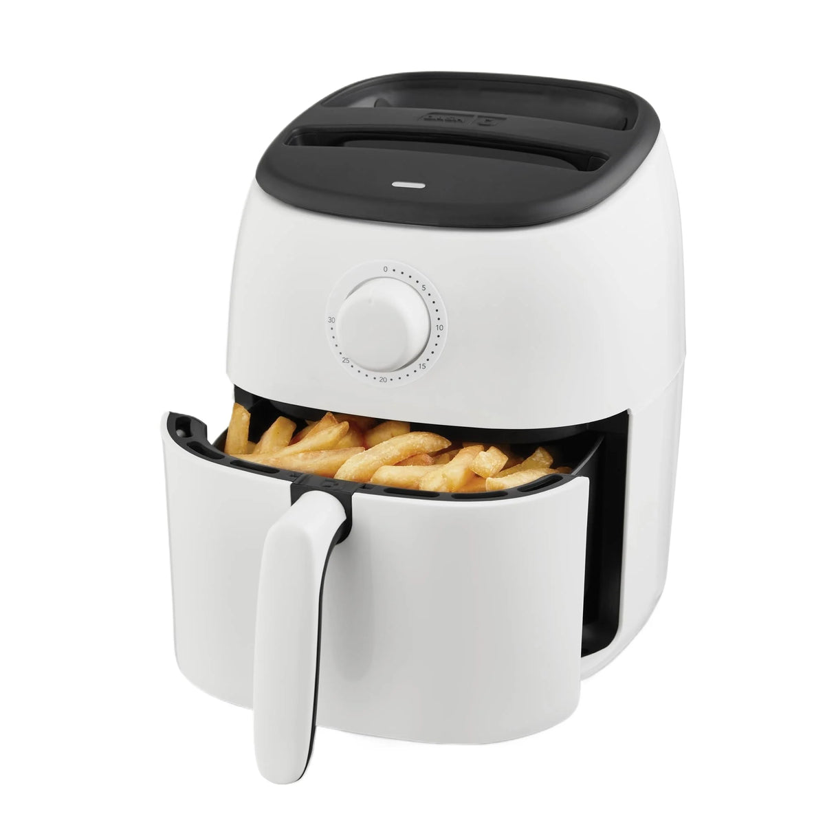 White 2.6 Qt Electric Air Fryer Oven P2342