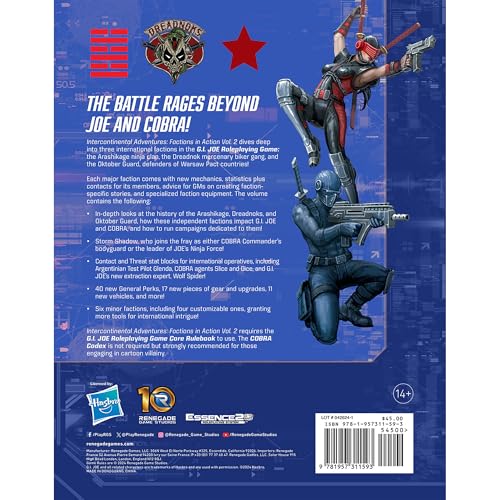 G.I. Joe Roleplaying Game Sourcebook J675
