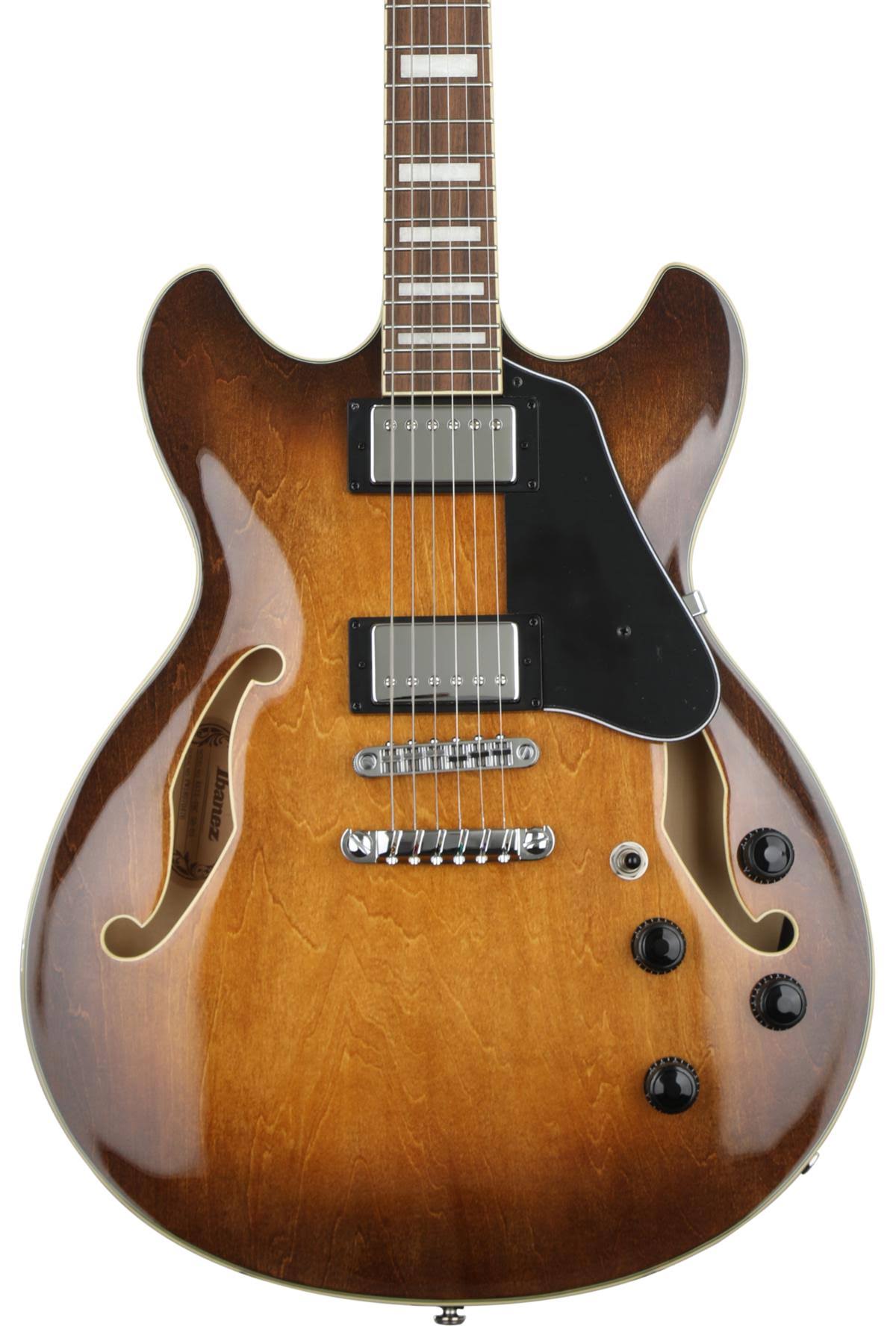 Tobacco Brown Hollow-Body Electric Guitar H68908