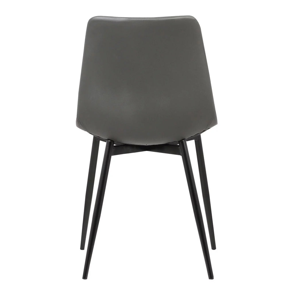 Black Faux Leather Dining Side Chair X1790