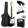 39" Full Size Electric Guitar with Amp, Case and Accessories Pack M466